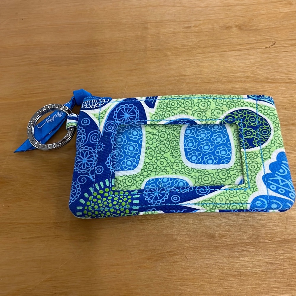 Vera Bradley ID/keychain wallet